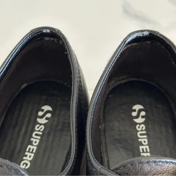 Superga Nappa Leather Platform Sneaker W9 /EU 40 style S00C790 minimalist - Picture 8 of 10